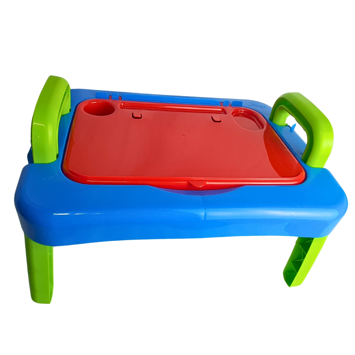 Mesinha Para Desenhar Infantil MercoToys Azul Com Vermelho Mesinha Para Desenhar Infantil MercoToys Azul Com Vermelho